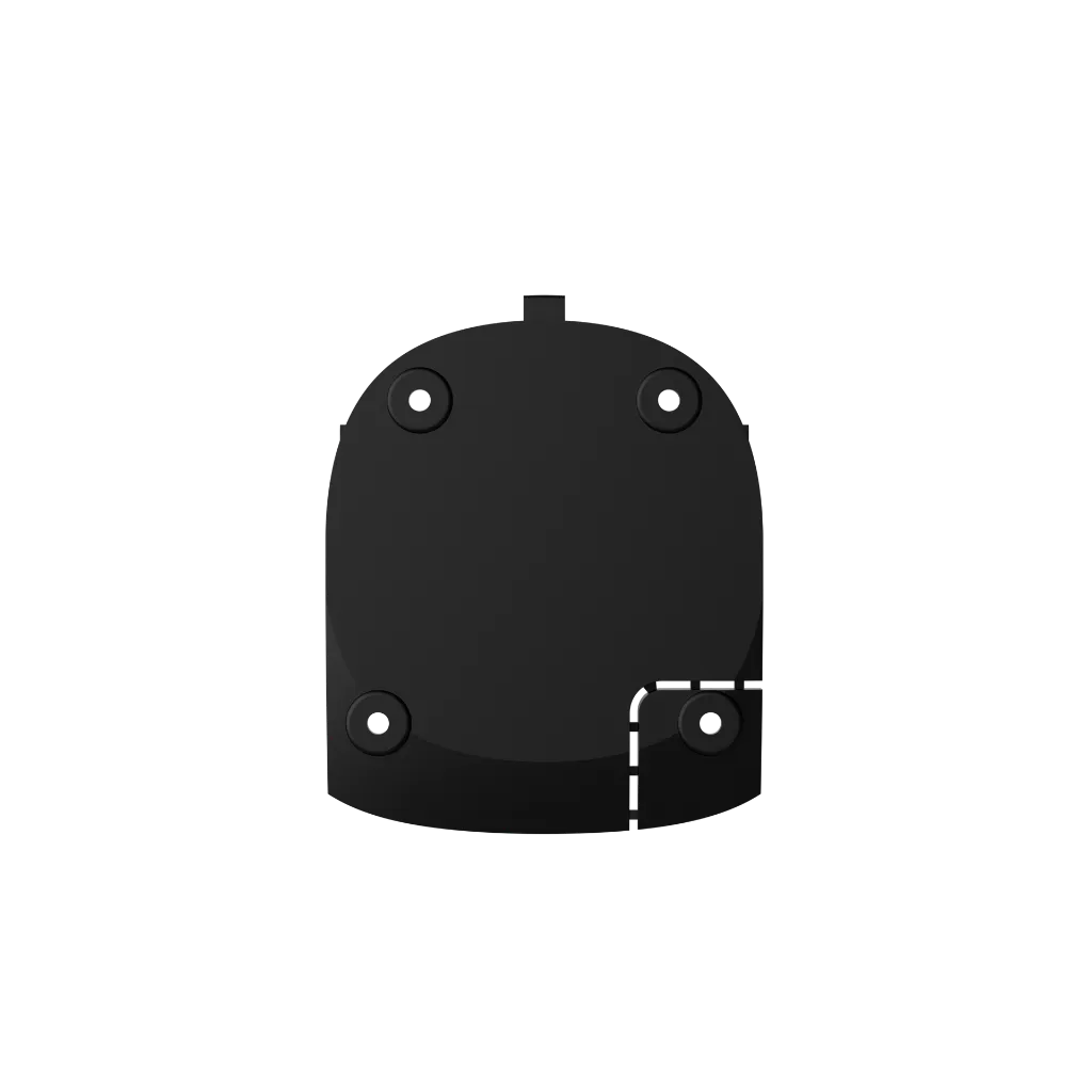 Render - Ajax Hub (2G) Jeweller - black - bracket.webp