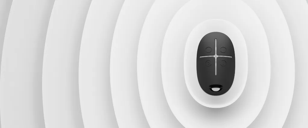 Key visual - Ajax SpaceControl Jeweller -black.webp