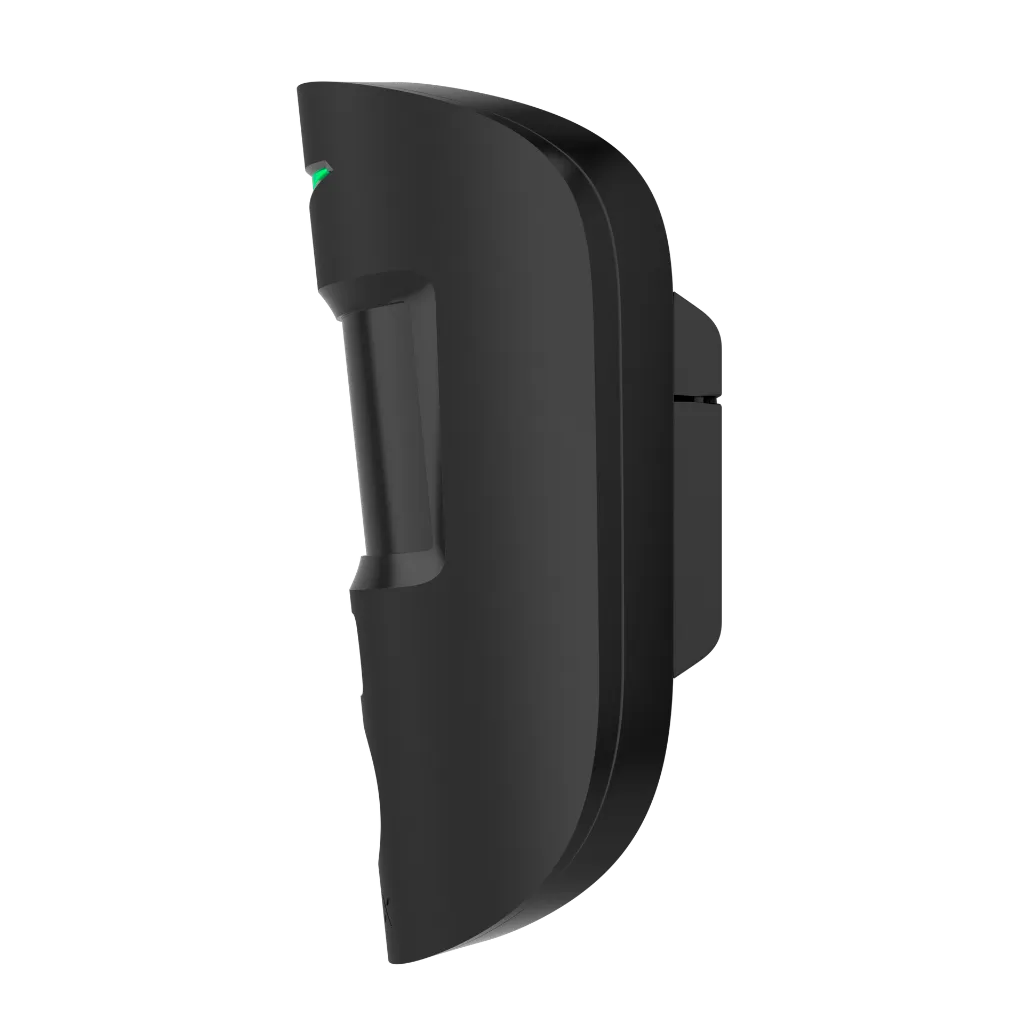Render – Ajax MotionCam U Jeweller – black – side R.webp