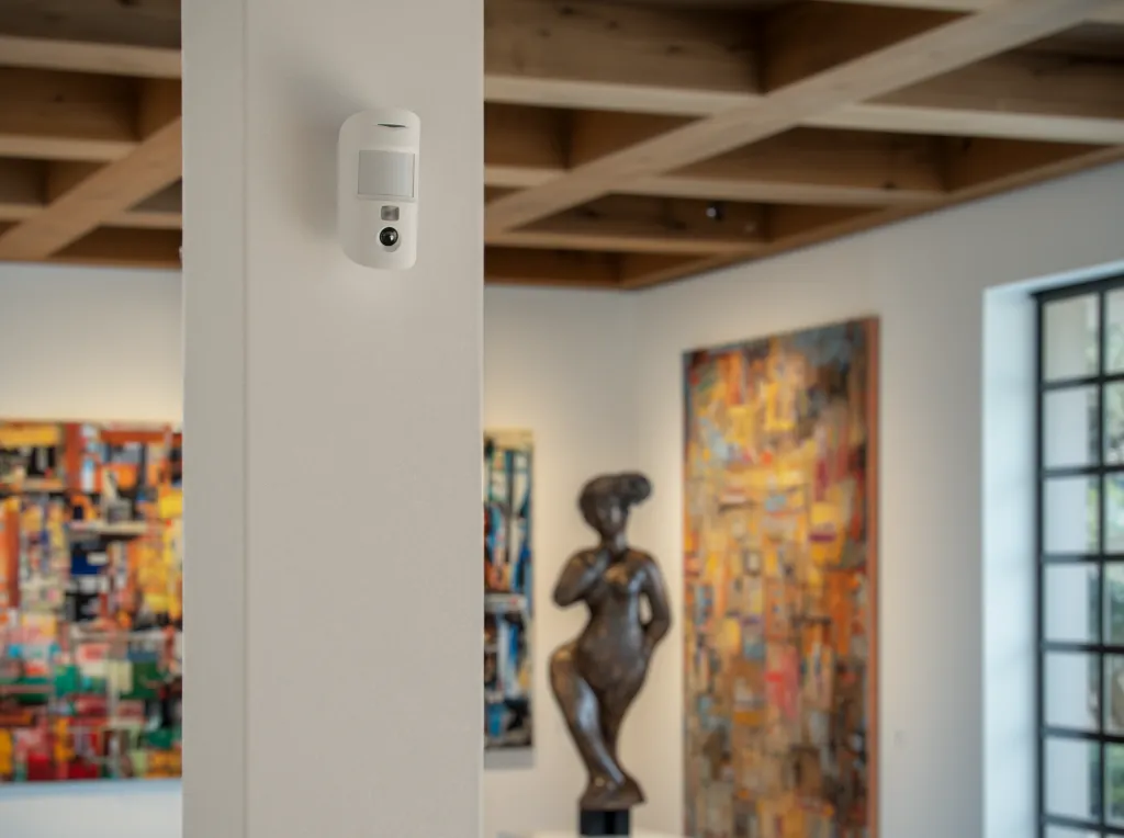Lifestyle - Ajax MotionCam U Jeweller-museum-white.webp