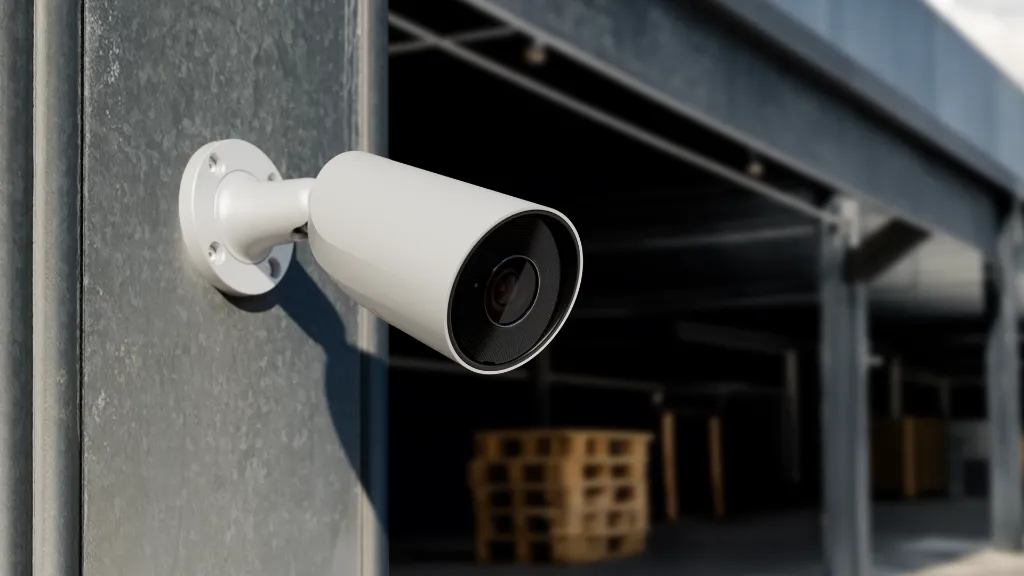 Lifestyle - Ajax BulletCam - White - Warehouse.webp
