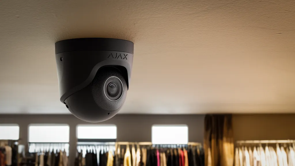 Lifestyle - Ajax TurretCam - Black - boutique.webp