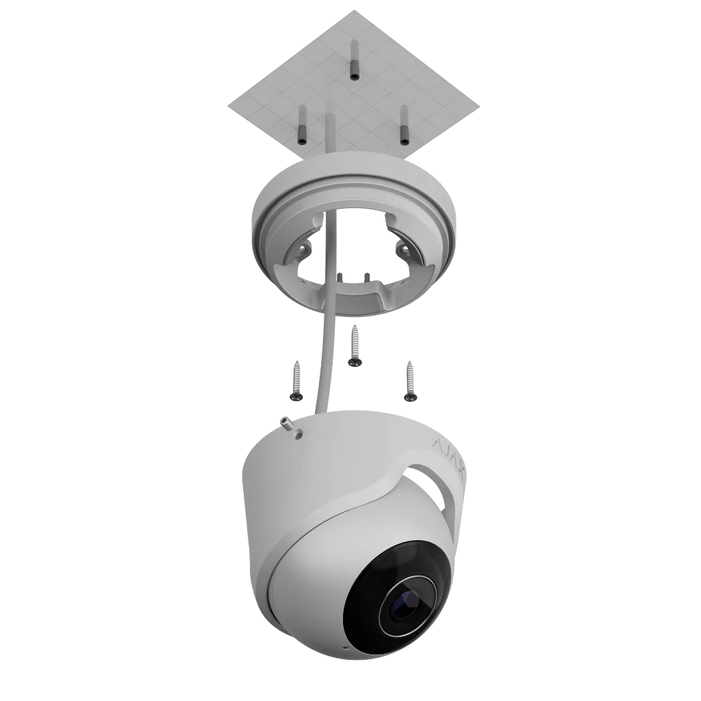 Exploded view - Ajax TurretCam - white (1).webp