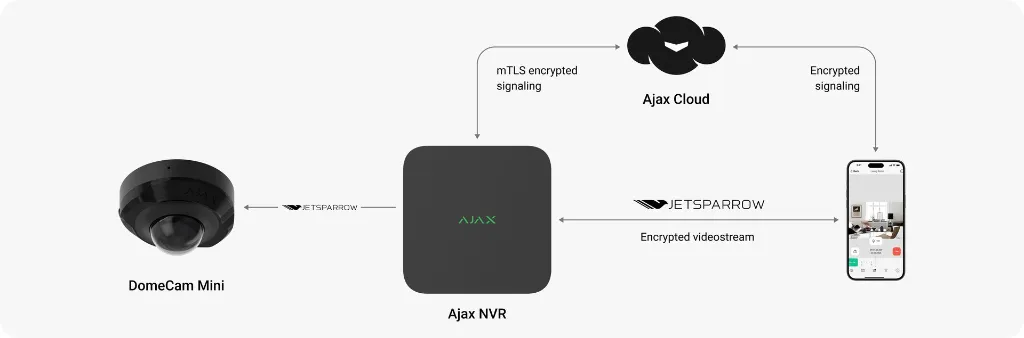 Additional Graphics - EN - Ajax DomeCam mini - White - JetSparrow.webp