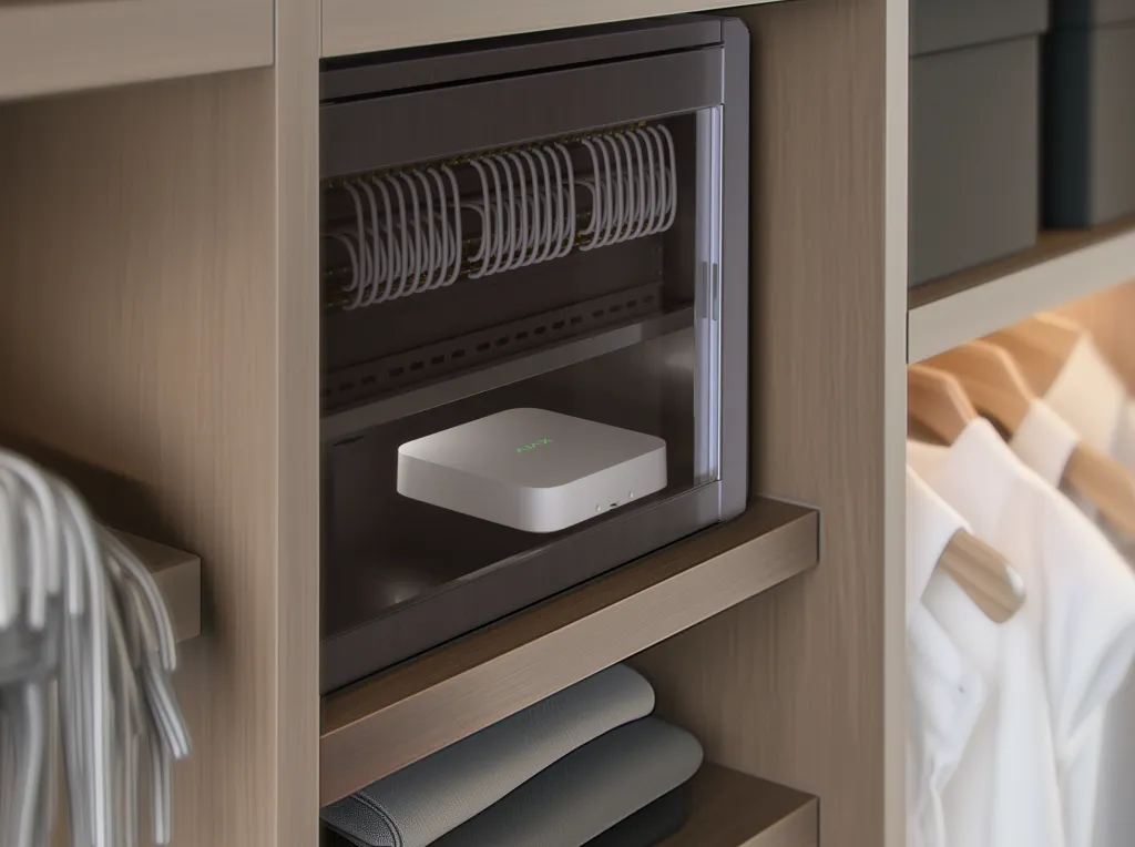 Lifestyle - Ajax NVR - White - shelf.webp