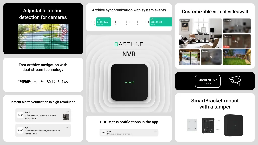 Key features - EN - Ajax NVR.webp